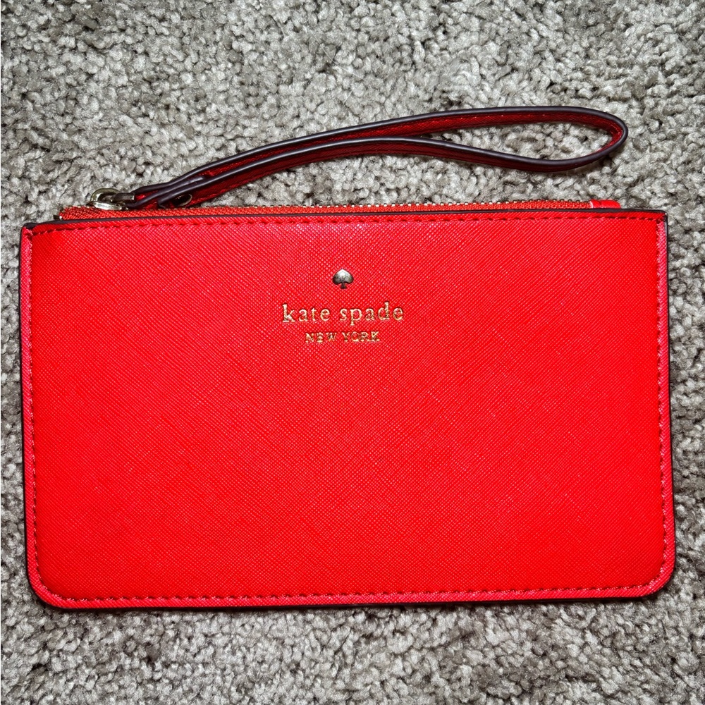 Kate Spade Vibrant Red Clutch